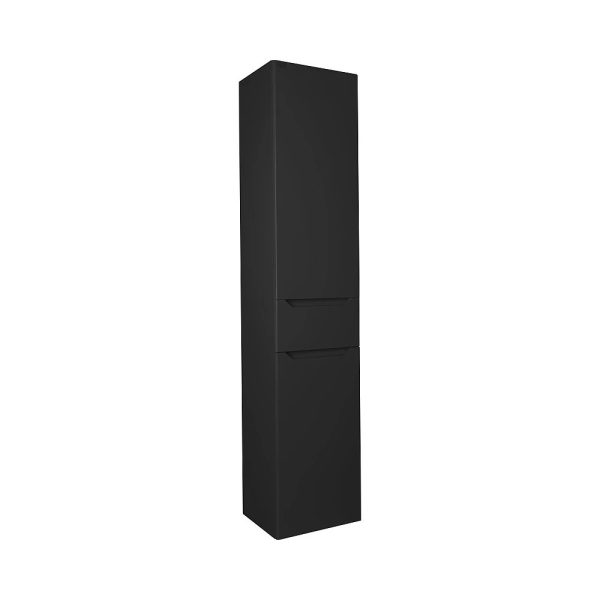 TMP SHARP - FEKETE - fali fürdőszobai ÁLLÓSZEKRÉNY - 160 x 35 cm - Image 2