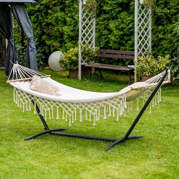 BOHO függőágy rúddal 200x100 cm - Image 5