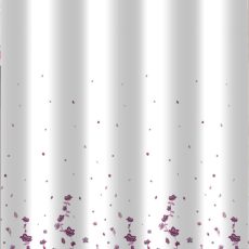 Zuhanyfüggöny - MINI FLOWERS - Impregnált textil - 180 x 200 cm