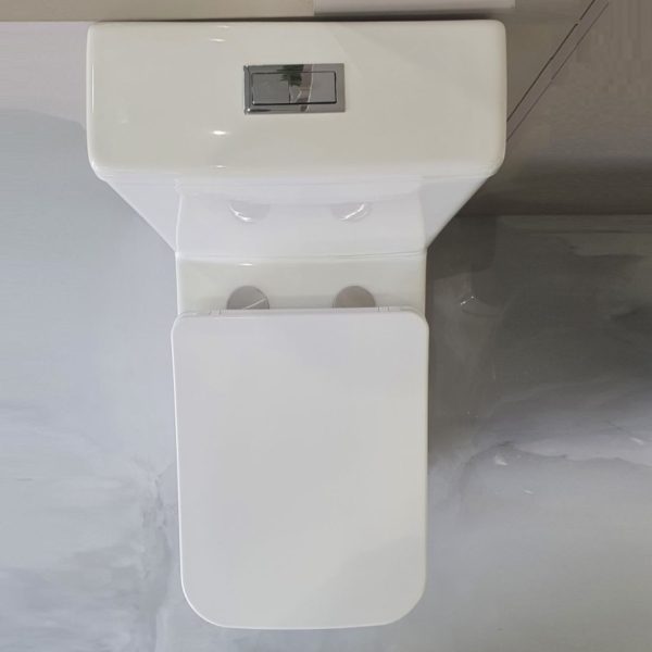 Viva ES QUADRO monoblokk WC - perem nélküli - WC ülőkével komplett - mély öblítésű - Image 3