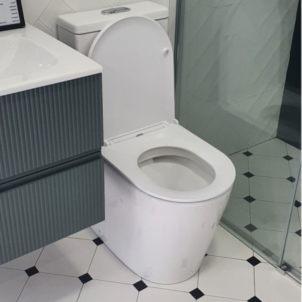 Viva ES AVVA monoblokk WC - perem nélküli - WC ülőkével komplett - mély öblítésű - Image 2