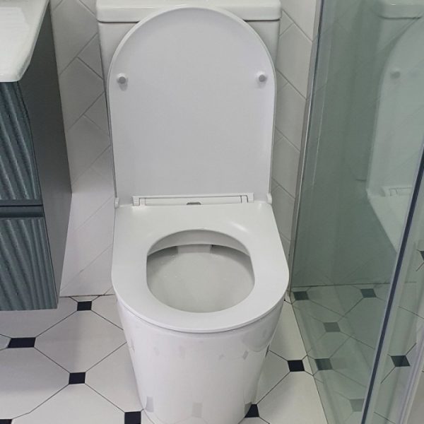 Viva ES AVVA monoblokk WC - perem nélküli - WC ülőkével komplett - mély öblítésű - Image 3