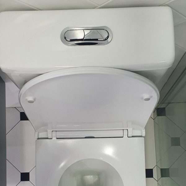 Viva ES AVVA monoblokk WC - perem nélküli - WC ülőkével komplett - mély öblítésű - Image 5