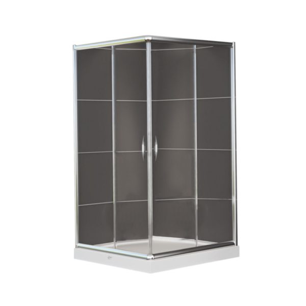 Vela Banyo TMP zuhanykabin - 90 SZÖGLETES - 5 mm víztiszta vízlepergető üveggel - 90 x 90 x 190 cm - Image 2