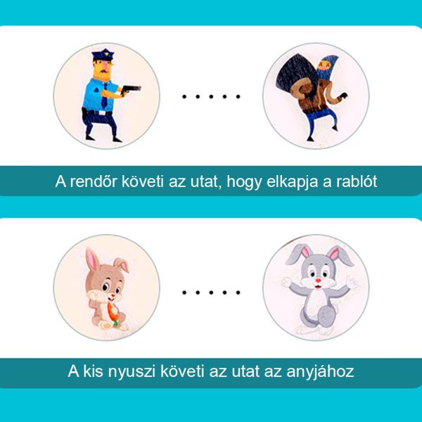 Állatos labirintus gondolkodásfejlesztő játék - Image 3