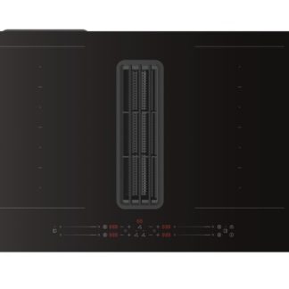 EVIDO VENTO 80DB páraelszívóval integrált indukciós főzőlap, 80 cm, 2 db multizone, fekete