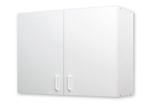 Felsőszekrény nyílóajtós 100x30, fehér korpusz/fehér front