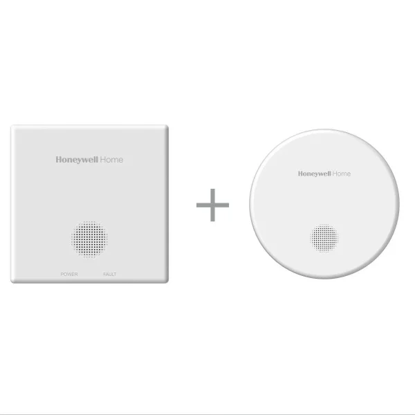 Honeywell Biztonságos Otthon Basic csomag - szén-monoxid jelző (R200C-2) + füstérzékelő (R200S-2) (R200BASICPACK)