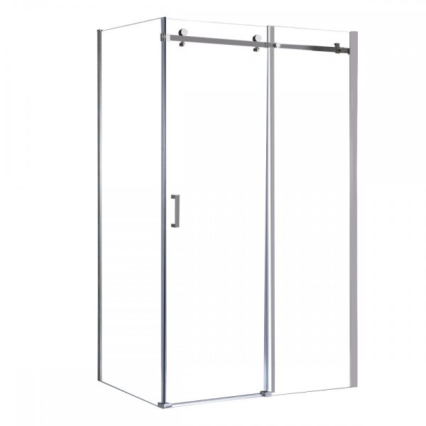 Bold-in 80x100 cm aszimmetrikus szögletes zuhanykabin zuhanytálca nélkül - LB80100-