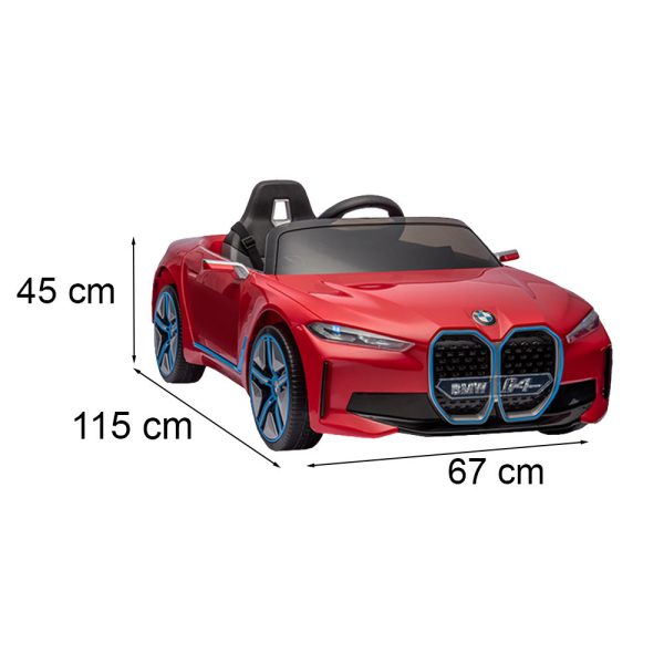 Elektromos autó BMW i4 cabrio piros - Image 3