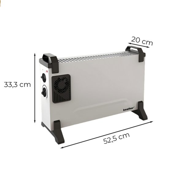 Mistral elektromos fűtőtest 750W / 1250W / 2000W - Image 3