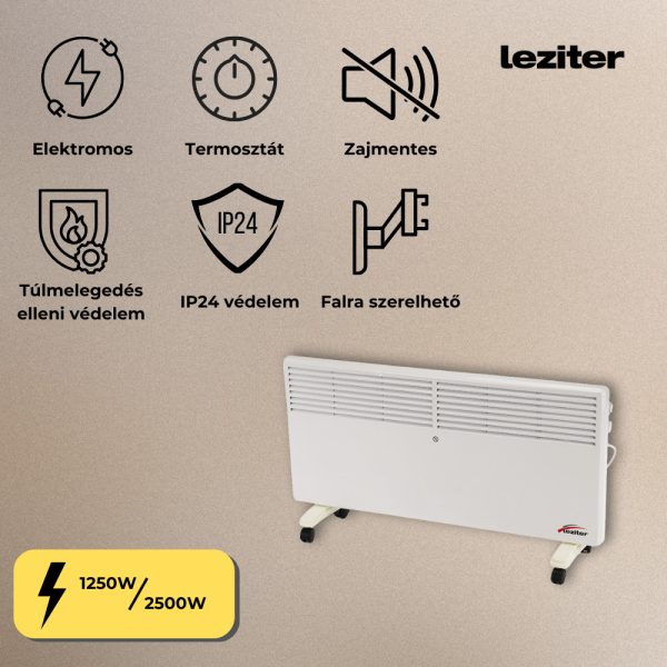 Asama elektromos fűtőtest 1250W/2500W - Image 5