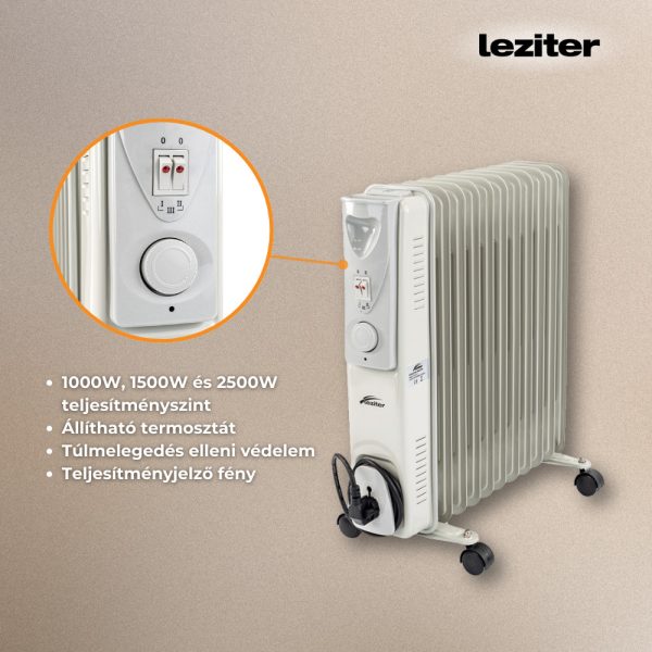 Norde 11 tagos olajradiátor 1000W/1500W/2500W - Image 3