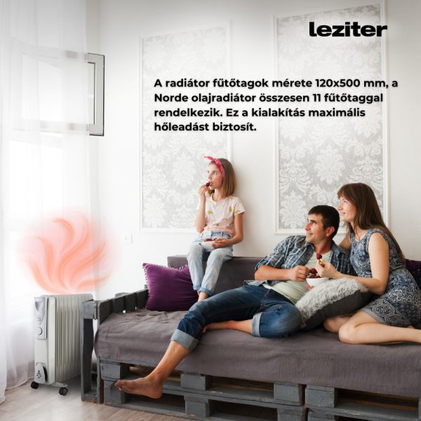 Norde 11 tagos olajradiátor 1000W/1500W/2500W - Image 5