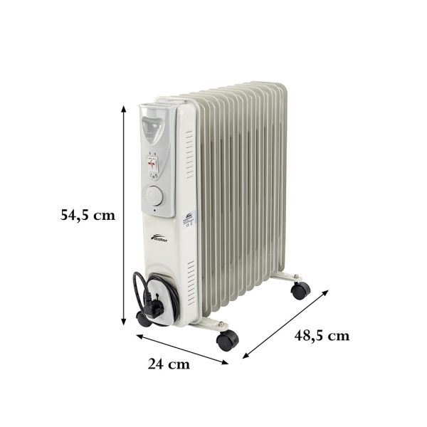 Norde 11 tagos olajradiátor 1000W/1500W/2500W - Image 6