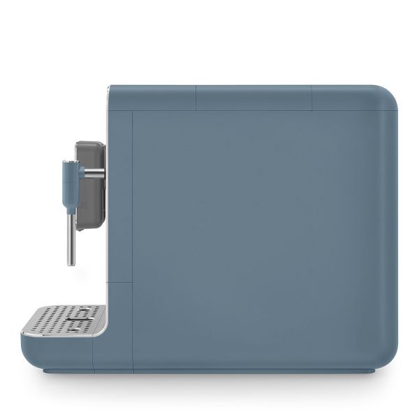 SMEG AUTOMATA KÁVÉFŐZŐ, Collezione design, tejhabosító funkció, matt viharkék - Image 3