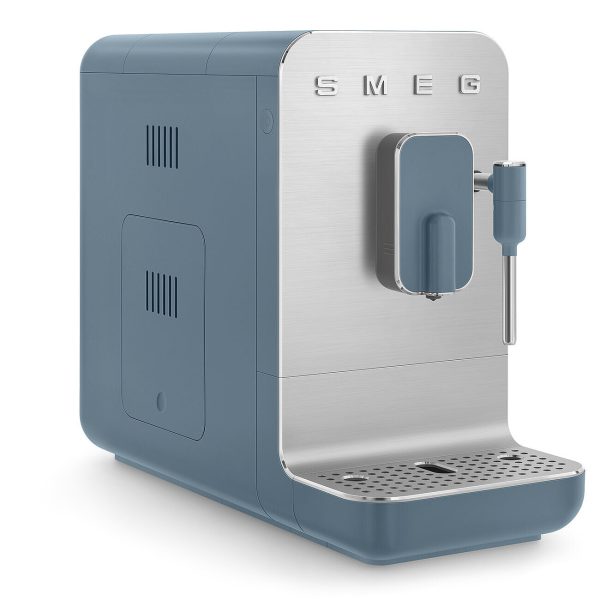 SMEG AUTOMATA KÁVÉFŐZŐ, Collezione design, tejhabosító funkció, matt viharkék - Image 4