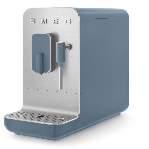 SMEG AUTOMATA KÁVÉFŐZŐ, Collezione design, tejhabosító funkció, matt viharkék - Image 5