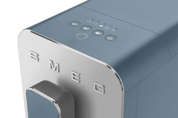 SMEG AUTOMATA KÁVÉFŐZŐ, Collezione design, tejhabosító funkció, matt viharkék - Image 6