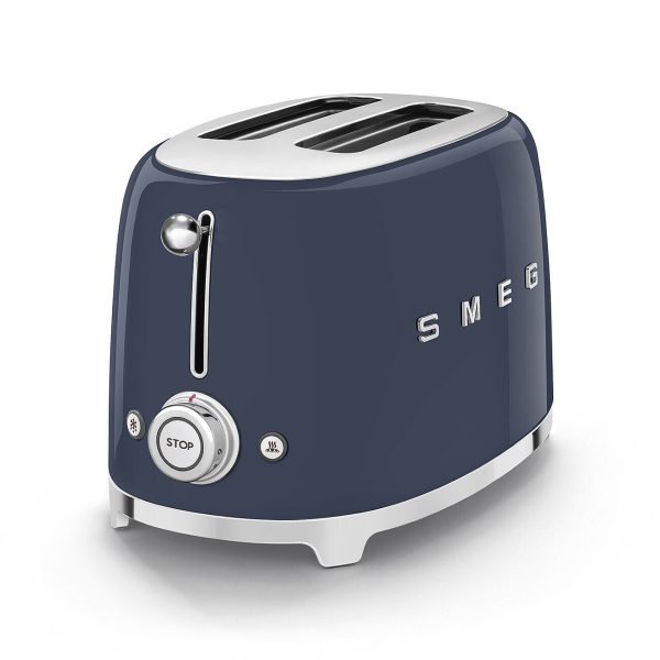 SMEG KENYÉRPIRÍTÓ, retro, 2 szeletes, tengerészkék - Image 2