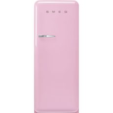 SMEG KOMBINÁLT HŰTŐ ÉS FAGYASZTÓ, retro, 60,1x150 cm, jobb oldali pántok, rózsaszín