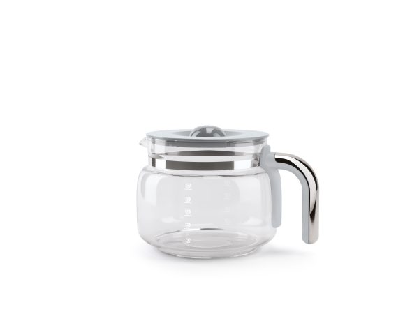 SMEG ÜVEGKANCSÓ, retro, fedéllel, DCF02 filteres kávéfőzőhöz