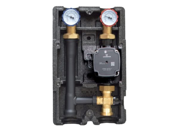 SpiroCompact 3/4" szivattyúcsoport term. keverőszeleppel Grundfos UPM-S Auto 15-60 szivattyúval - 605077