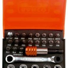 BAHCO Dugókulcs készlet, 1/4', 25 db