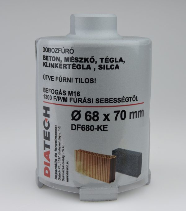 Diatech gyémánt dobozfúró 68x70mm ECO - Image 2
