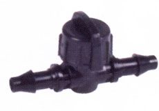 Elzárószelep 6/4mm-es csőhöz tömlővéges csatlakozással