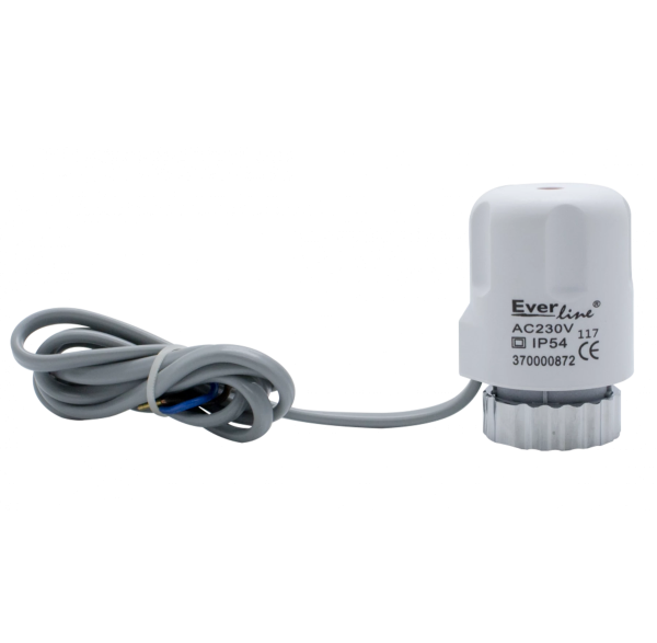 EVP-TEA6638 elektrotermikus állítómű 230V-150 mA alaphelyzetben zárt M30x1,5mm