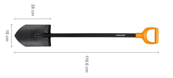 Fiskars Solid hegyes ásó - 1066716