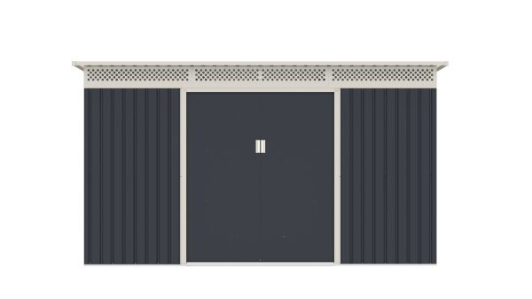 Kerti ház G21 GRAH 915 - 340 x 269 cm, antracit - sérült csomagolásban - 63900951 - Image 2