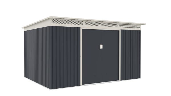 Kerti ház G21 GRAH 915 - 340 x 269 cm, antracit - sérült csomagolásban - 63900951