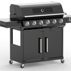 Riwall RGG 61 EXL prémium gázüzemű grillsütő 24 kW, 6+1 gázégővel