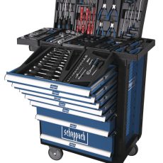 Scheppach TW 1000 - Műhelykocsi szerszámokkal, 7 fiókos, 263 db-os