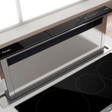 Pando E-320/90 inox/fekete beépíthető páraelszívó