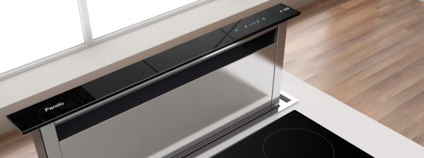 Pando E-320/90 inox/fekete beépíthető páraelszívó - Image 2