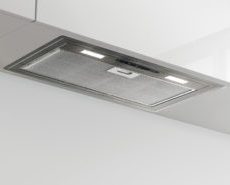 Pando PGF/70 szürke-inox beépíthető páraelszívó ECS