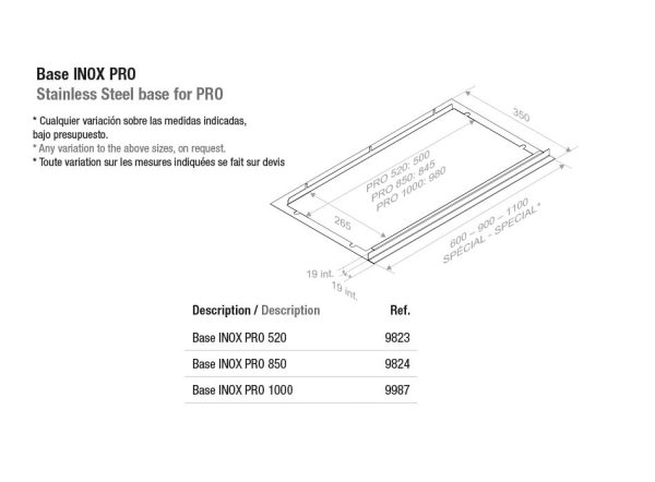 Pando PRO/85inox beépíthető páraelszívó  SEC PLUS - Image 3