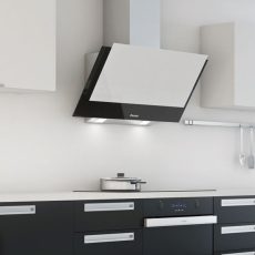 Pando P-730/90 fekete üveg SEC PLUS döntött páraelszívó