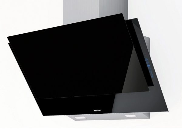 Pando P-730/90 fekete üveg SEC PLUS döntött páraelszívó