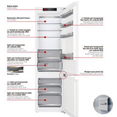 Pando PFBI-L-COMBI beépíthető hűtőszekrény