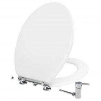 CR BIDÉS WC ülőke - hideg / melegvizes csapteleppel - Duroplast - 44 x 37 cm