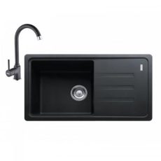 FRANKE SZETT MALTA BSG 611-78 S + POLA 1.0 csap + grafit mos.szer adagoló