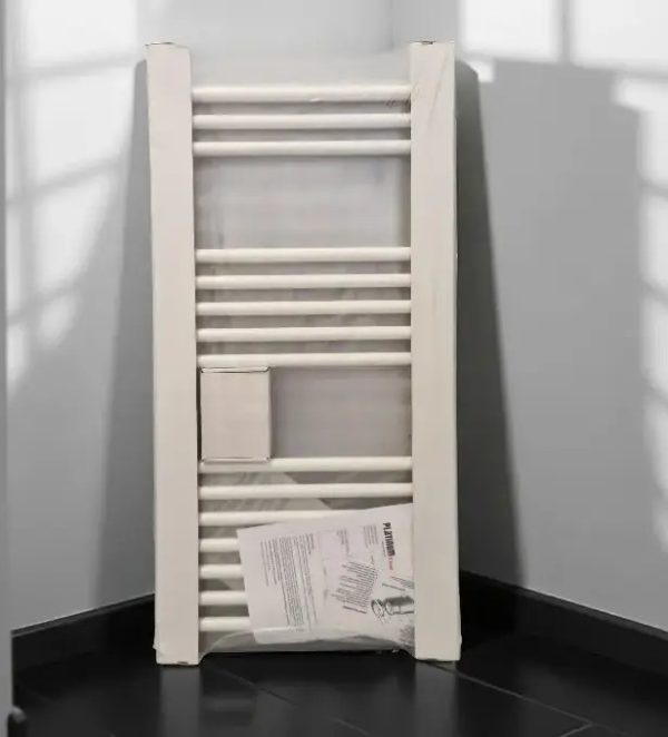 Viva Platinum Therm törölközőszárító radiátor - egyenes - fehér - 400 x 1000 mm - Image 2