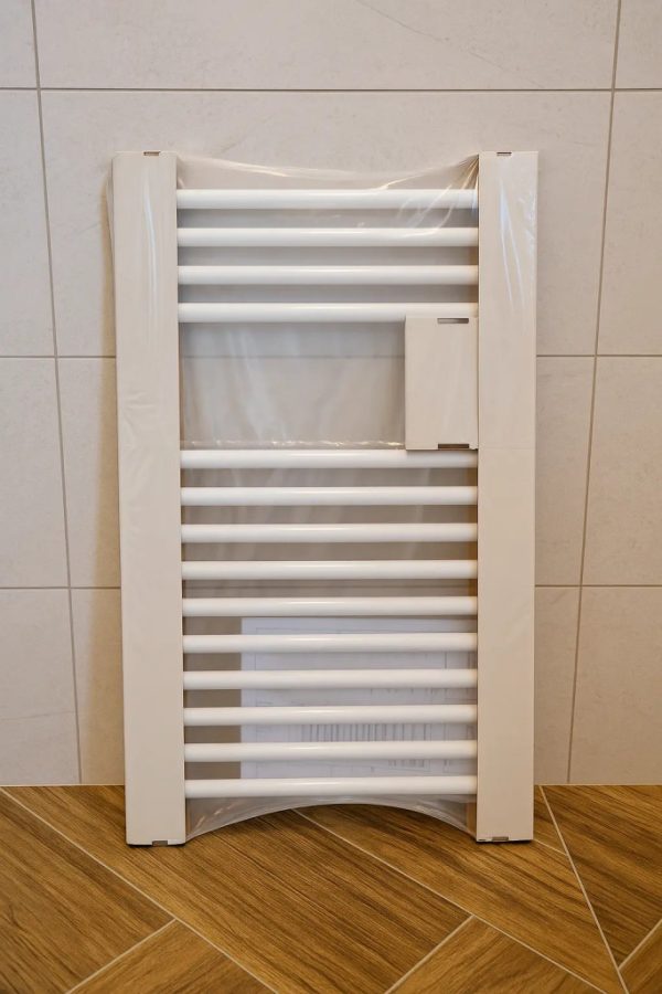 Viva Platinum Therm törölközőszárító radiátor - egyenes - fehér - 500 x 800 mm - Image 2