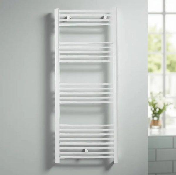 Viva Platinum Therm törölközőszárító radiátor - egyenes - fehér - 700 x 1200 mm - Image 2