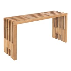 Benidorm pad, teak fa, natúr, 90x30x49 cm