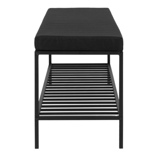 Vita pad, fekete, fekete lábakkal, 100x36x48,5 cm - Image 4